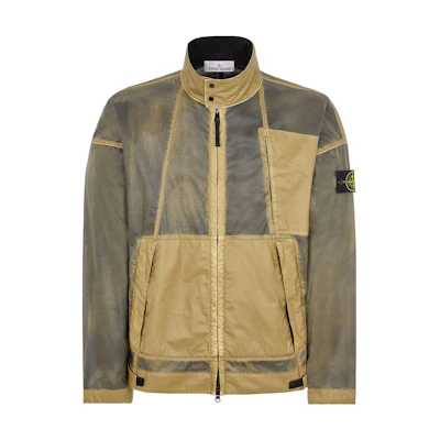Stone Island SS23 Hand Sprayed Print Dyed Jacket - Deep Beige 7815431T1-V0098