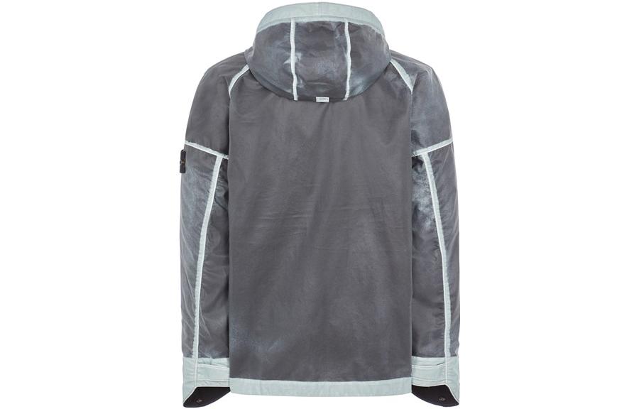 STONE ISLAND SS23 Hand Sprayed Printed Hooded Jacket Sky Blue () 7815430T1-V0041 圖 3