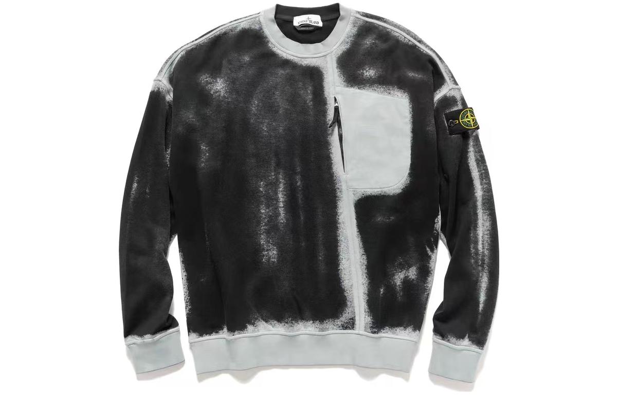 Stone Island SS23 Hand Sprayed Series Sky Blue Crewneck Sweatshirt . 7815627T2-V0041 圖 2