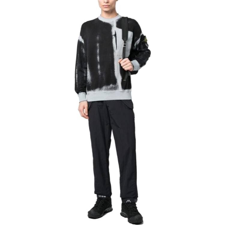 Stone Island SS23 Hand Sprayed Series Sky Blue Crewneck Sweatshirt . 7815627T2-V0041 圖 3