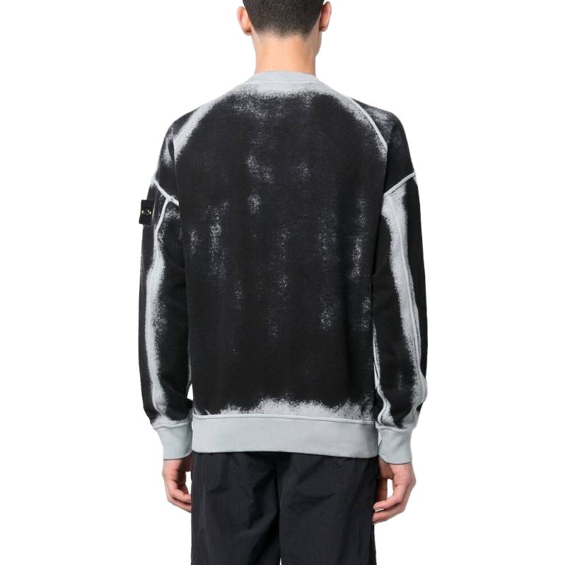 Stone Island SS23 Hand Sprayed Series Sky Blue Crewneck Sweatshirt . 7815627T2-V0041 圖 4