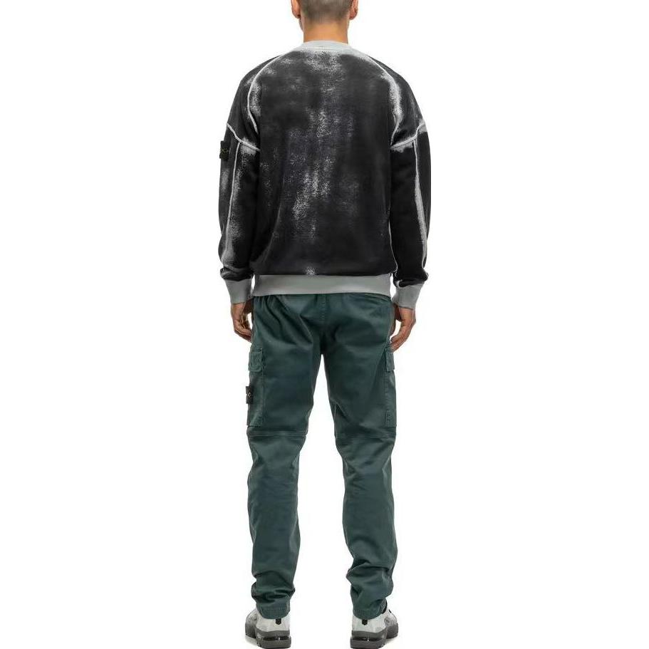 Stone Island SS23 Hand Sprayed Series Sky Blue Crewneck Sweatshirt . 7815627T2-V0041 圖 8