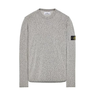 Stone Island SS23 Light Grey Logo Sweatshirt 1015502B0-V1020