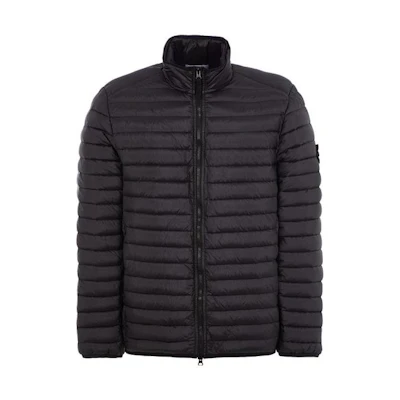 STONE ISLAND SS23 Lightweight Nylon Packable Quilted Down Jacket Black Unisex 781541524-V0029