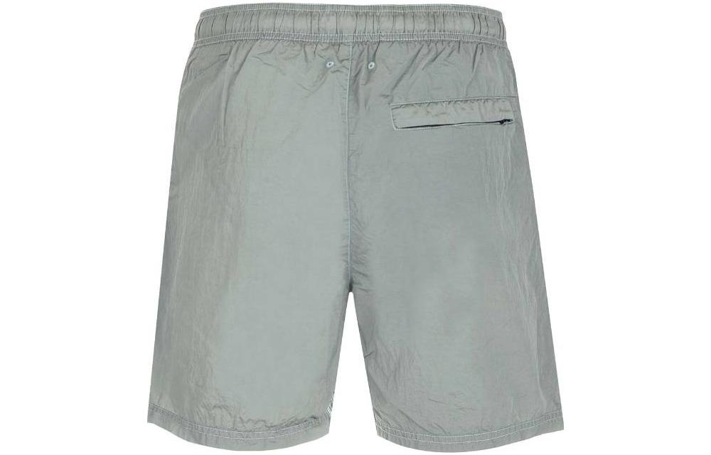 Lookbook STONE ISLAND SS23 Logo Embroidered Casual Shorts Men’s Grey. 7815B0948-V0041