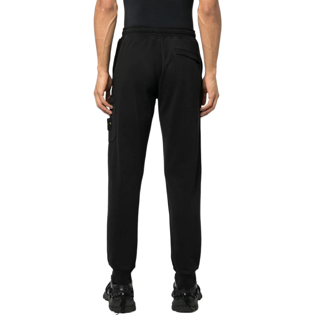 Shop ストーンアイランド SS23 ロゴパッチ ブラック ジョガーパンツ メンズカジュアル. 101564551-A0029