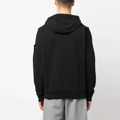 STONE ISLAND SS23 連帽抽繩黑色男士Logo貼布套頭帽T. 101564151-A0029 Shop STONE ISLAND SS23 連帽抽繩黑色男士Logo貼布套頭帽T. 101564151-A0029