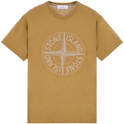 Stone Island SS23 Logo Print Knit Short Sleeve T-Shirt Khaki . 781521580-V0098 Buy Stone Island SS23 Logo Print Knit Short Sleeve T-Shirt Khaki . 781521580-V0098