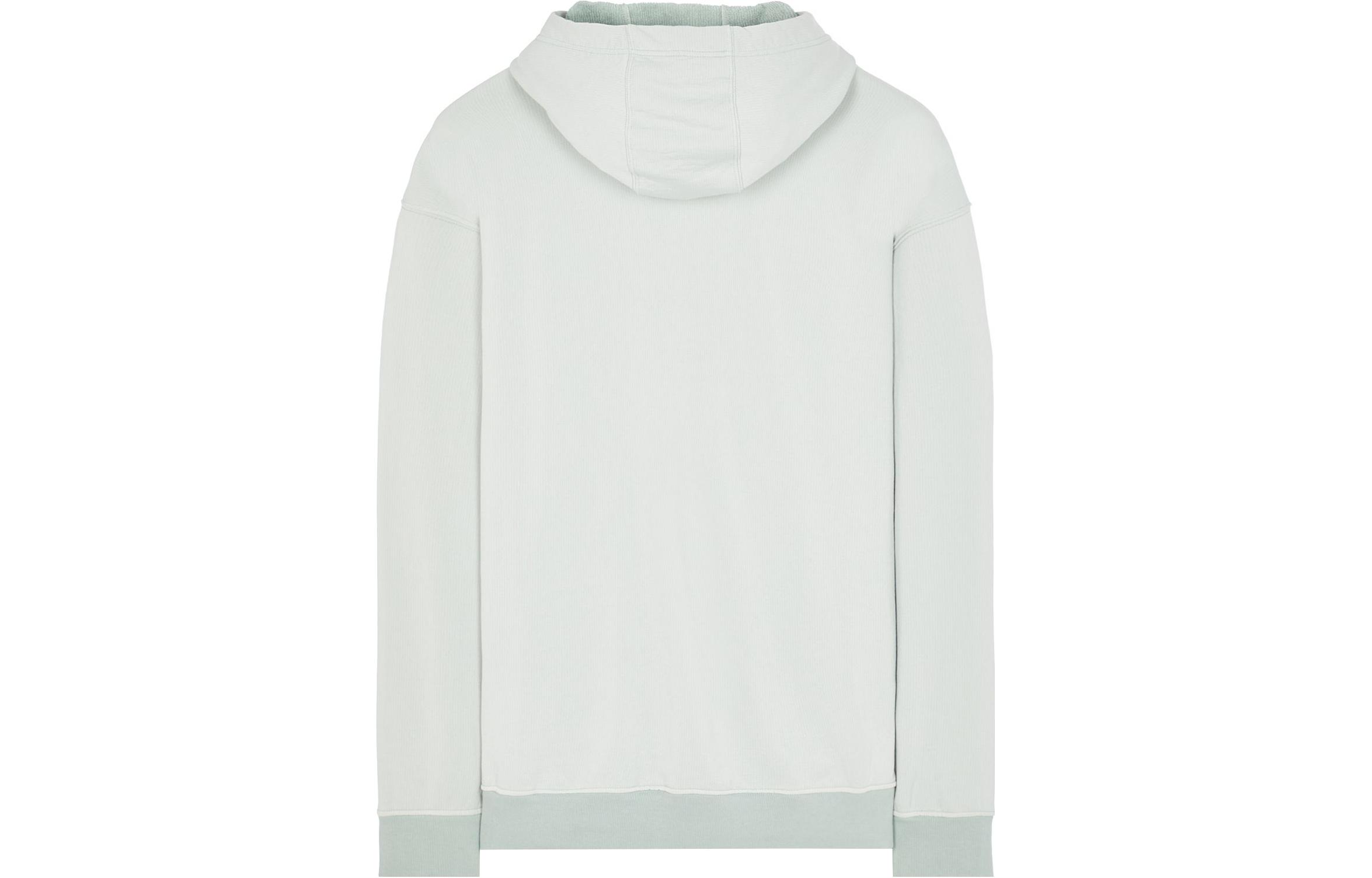 Lookbook STONE ISLAND SS23 Marina 字母印花寬鬆連帽衫 男裝 淺藍色 7815650X2-V0041