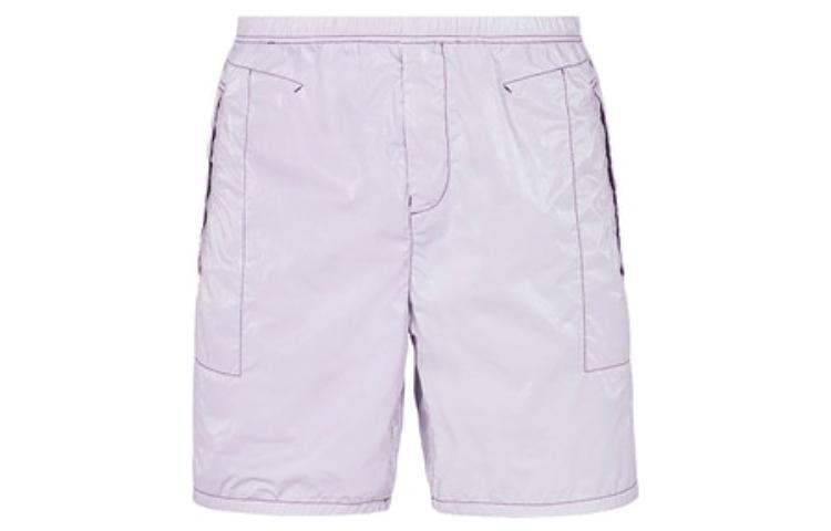 Order STONE ISLAND SS23 Marina Celana Pendek Kasual Pink Pria Reflective Print. 7815L14X1-V0045