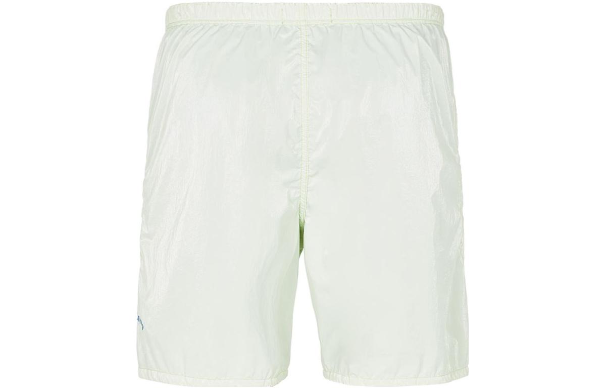 STONE ISLAND SS23 Marina Reflective Print Casual Shorts Light Green Men. 7815L14X1-V0052 圖 3