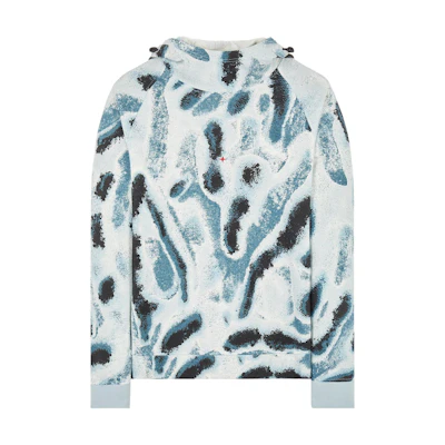 Stone Island SS23 Marina Series Camouflage Blue Logo Embroidered Sweatshirt Men 7615634X7-V0044