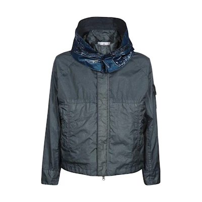 Stone Island SS23 Membrana 3L TC Logo Windproof Waterproof Jacket Blue Men’s 781540623-V0024