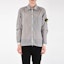 Shop 스톤아일랜드 SS23 메탈릭 나일론 셔츠 칼라 자켓 아이스 그레이 남성. 761512321-V0003