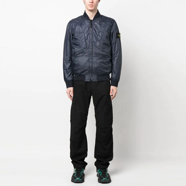 Lookbook 石头岛SS23午夜蓝拉链夹克带标志贴布夹克 781542125-V0020