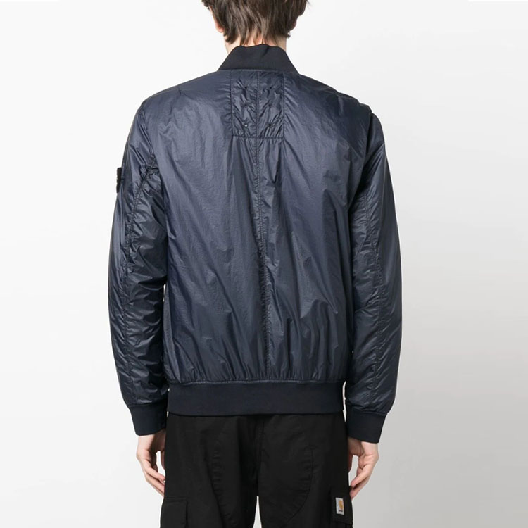 Purchase 石头岛SS23午夜蓝拉链夹克带标志贴布夹克 781542125-V0020