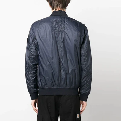 石头岛SS23午夜蓝拉链夹克带标志贴布夹克 781542125-V0020 Purchase 石头岛SS23午夜蓝拉链夹克带标志贴布夹克 781542125-V0020