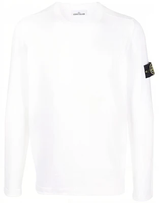 Stone Island SS23 Minimal Logo Crewneck Lengan Panjang Sweatshirt Putih 1015502B0-V0001 Buy Stone Island SS23 Minimal Logo Crewneck Lengan Panjang Sweatshirt Putih 1015502B0-V0001