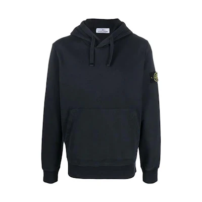 Stone Island SS23 Navy Blue Pullover Hoodie Kangaroo Pocket 101564151-A0020