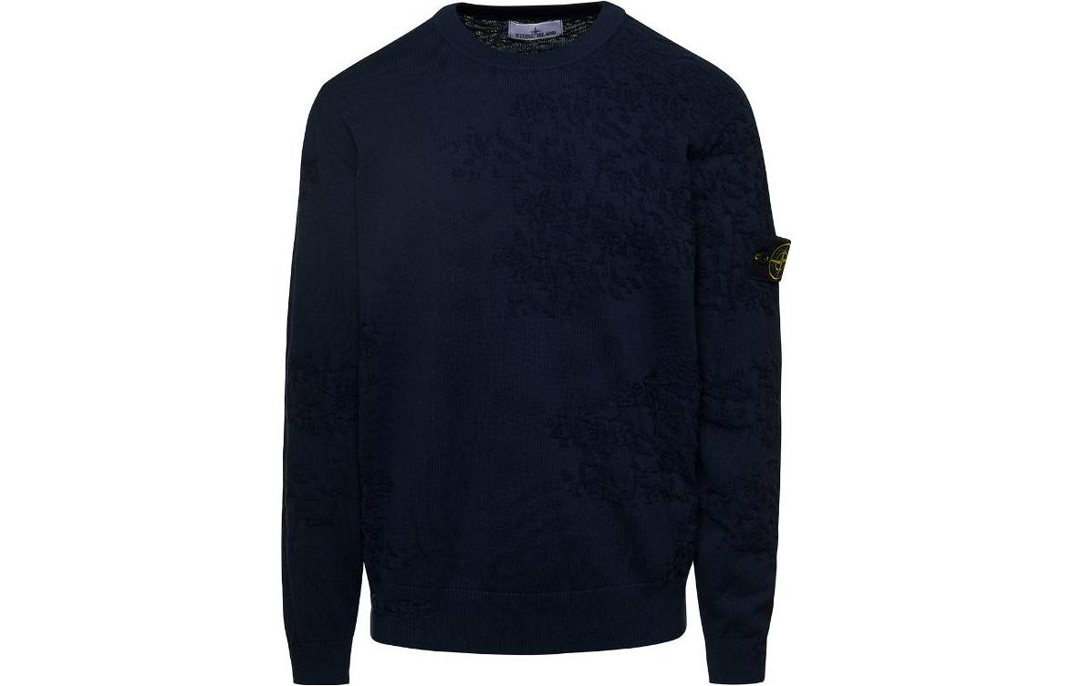 STONE ISLAND SS23 Navy Blue Pullover Sweatshirt  Long Sleeve 7815515B3-A0020 圖 2
