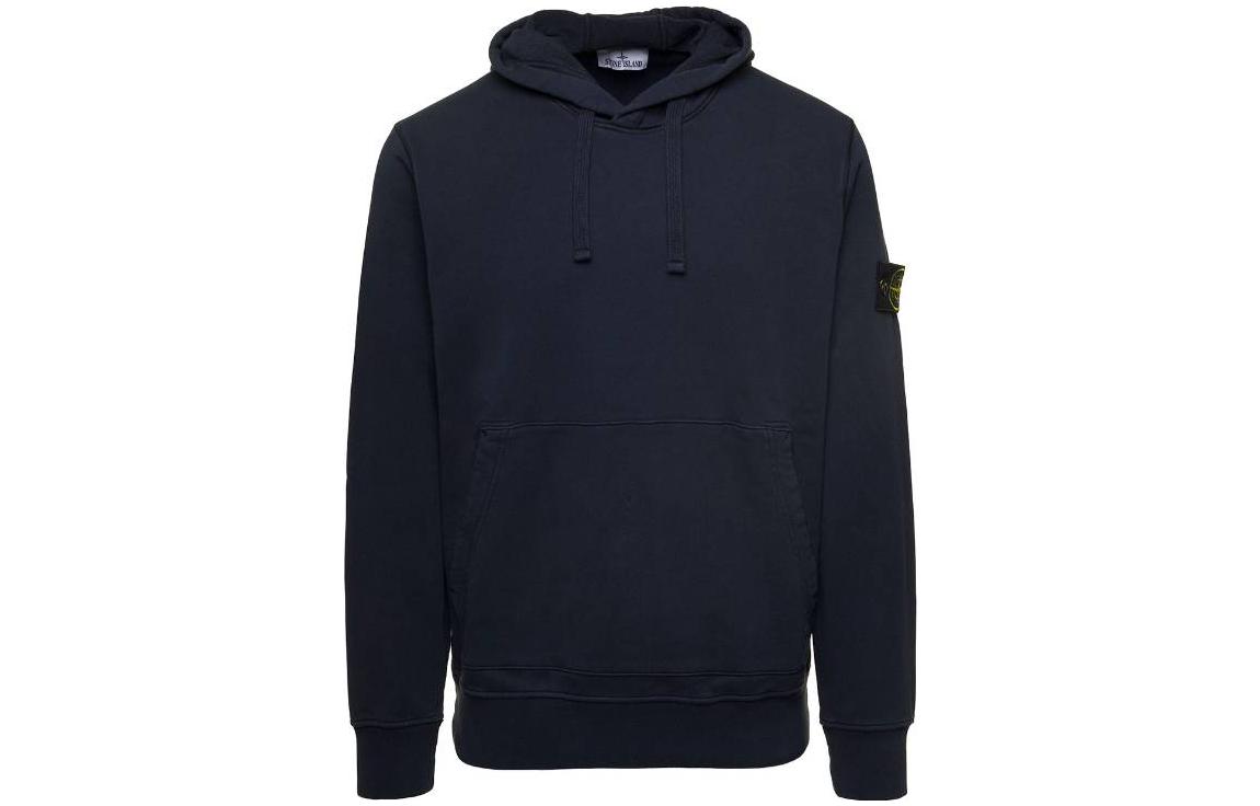 Stone Island SS23 Navy Blue Solid Color Hoodie Long Sleeve Sweatshirt 791564151-A0020