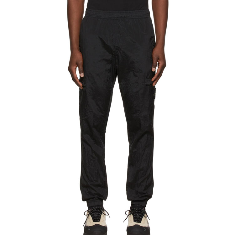 STONE ISLAND SS23 Nylon Meta  Black Relaxed Fit Jogger Pants 761531021-V0029 圖 4