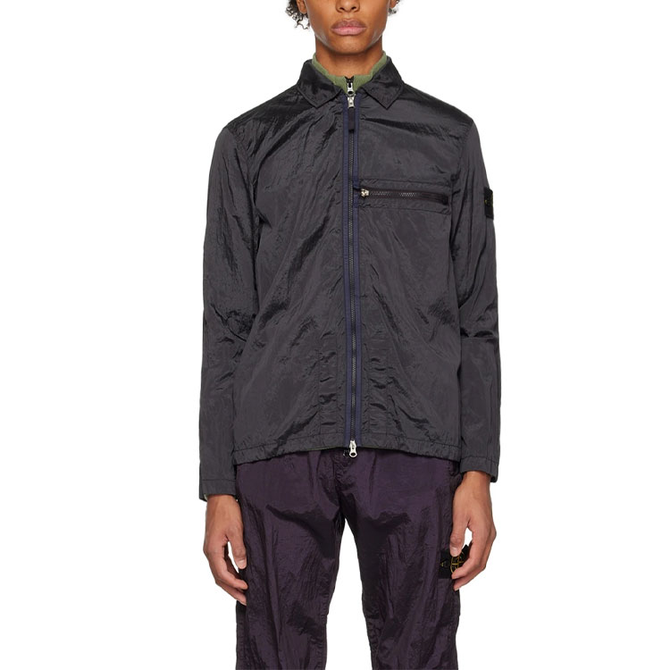 STONE ISLAND SS23 Nylon Meta  Zip-Up Jacket Charcoal Grey 781510919-V0065 圖 4