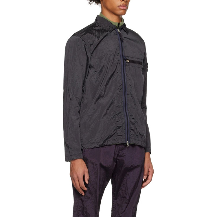 STONE ISLAND SS23 Nylon Meta  Zip-Up Jacket Charcoal Grey 781510919-V0065 圖 5