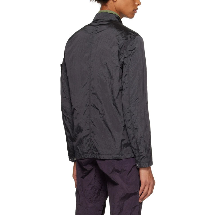 STONE ISLAND SS23 Nylon Meta  Zip-Up Jacket Charcoal Grey 781510919-V0065 圖 6