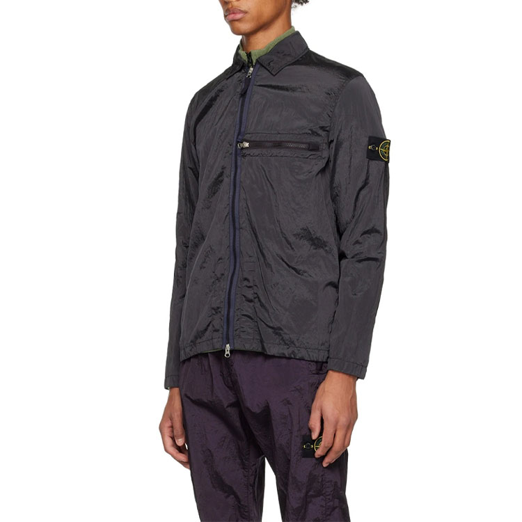 STONE ISLAND SS23 Nylon Meta  Zip-Up Jacket Charcoal Grey 781510919-V0065 圖 7
