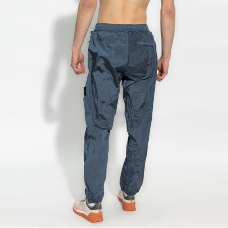Stone Island SS23 Nylon Meta Relaxed Fit Metallic Blue Cargo Pants Men 781531019-V0024 圖 4