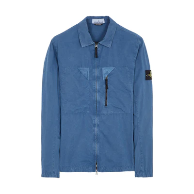 STONE ISLAND SS23 Nylon Meta Washed Jacket - Long Sleeve Navy Blue 7815106WN-V0124