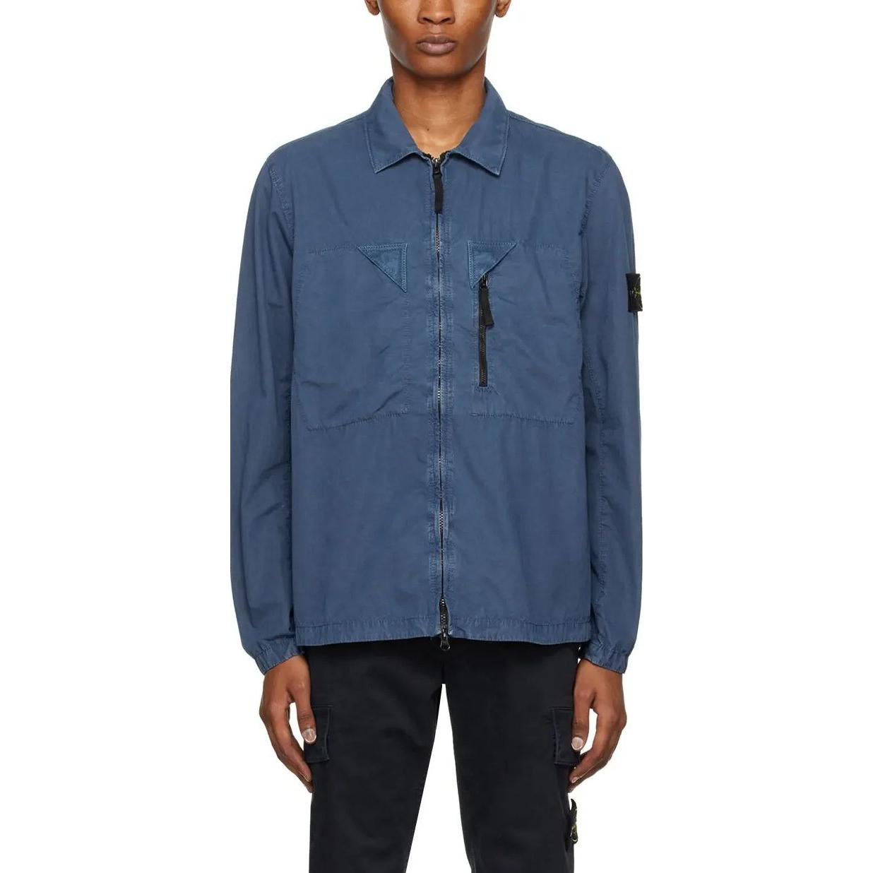STONE ISLAND SS23 Nylon Meta Washed Jacket -  Long Sleeve Navy Blue 7815106WN-V0124 圖 4