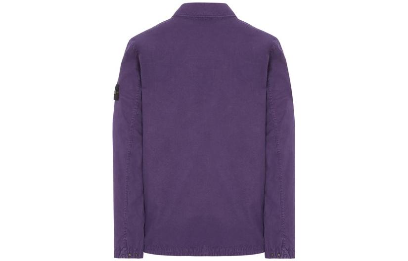 STONE ISLAND SS23 Nylon Meta Washed Long-Sleeve Jacket Purple for Men 7815106WN-V0126 圖 3
