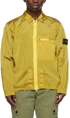STONE ISLAND SS23 Nylon Meta Kuning Metalik Jaket Lengan Panjang Zip 781510919-V0030 Sizing STONE ISLAND SS23 Nylon Meta Kuning Metalik Jaket Lengan Panjang Zip 781510919-V0030