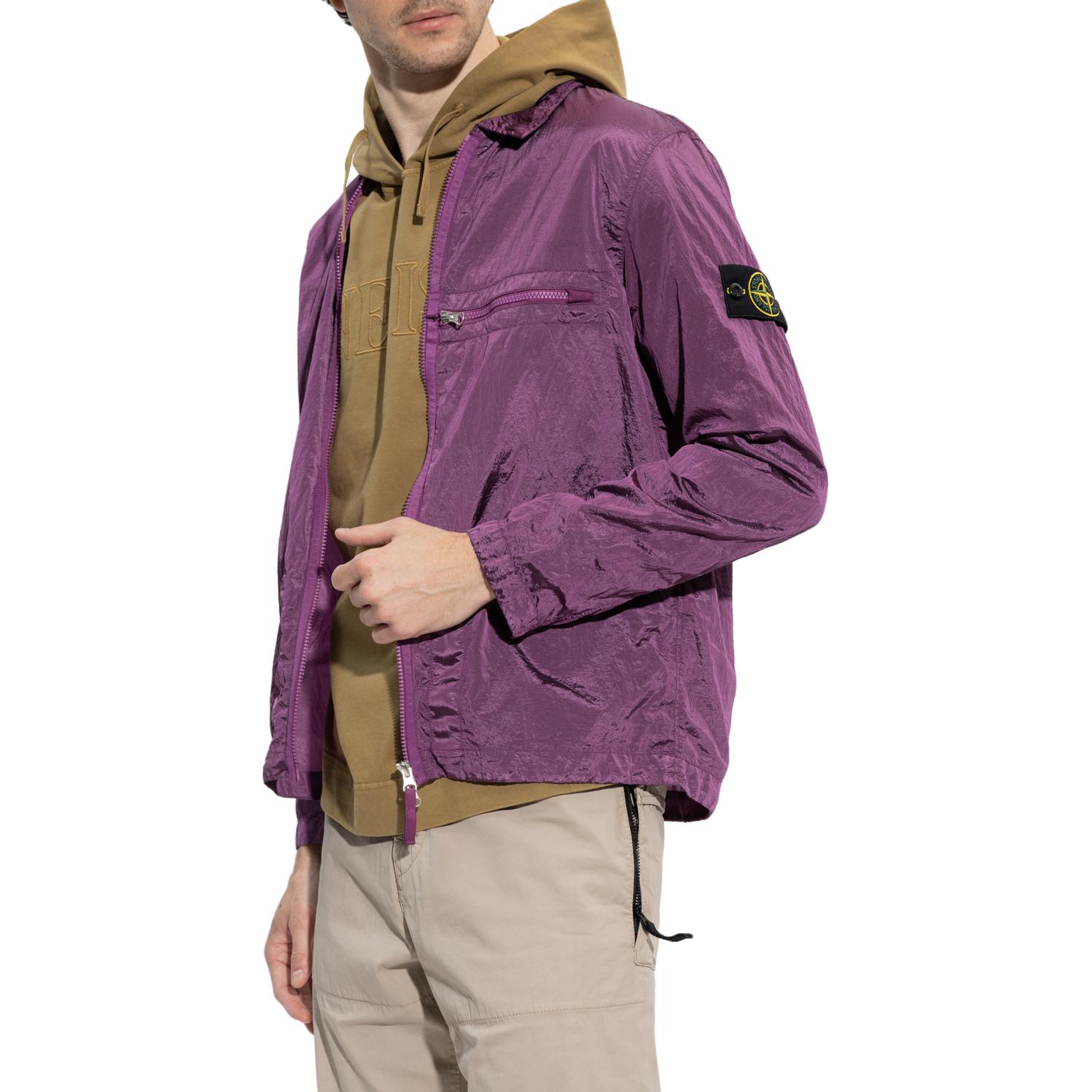 Stone Island SS23 Nylon Metal Jacket  Purple Long Sleeve Full-Zip Jacket 781510919-V0045 圖 5