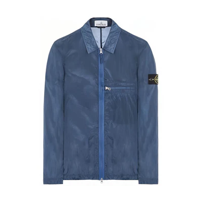 Stone Island SS23 Nylon Metal Jacket Air Force Blue Long Sleeve Outerwear 781510919-V0024