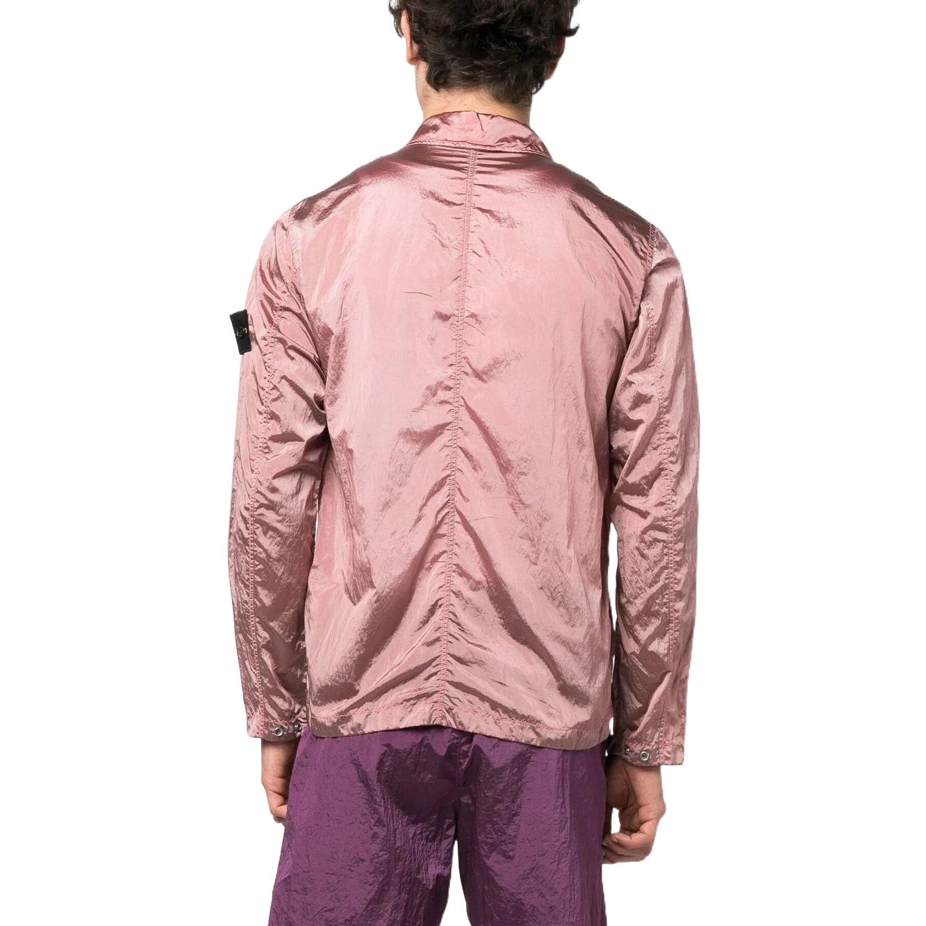 Purchase Chaqueta Nylon Metal Rosa Stone Island SS23 Hombre Manga Larga Cierre Cremallera. 781510919-V0080