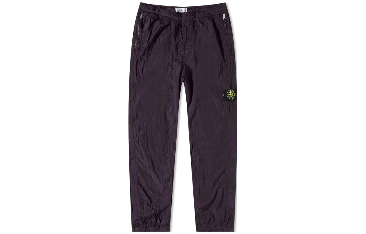 Stone Island SS23 Nylon Metal Relaxed Elastic Cuff Pants Ink Blue Men’s Casual Pants 781531019-V0026
