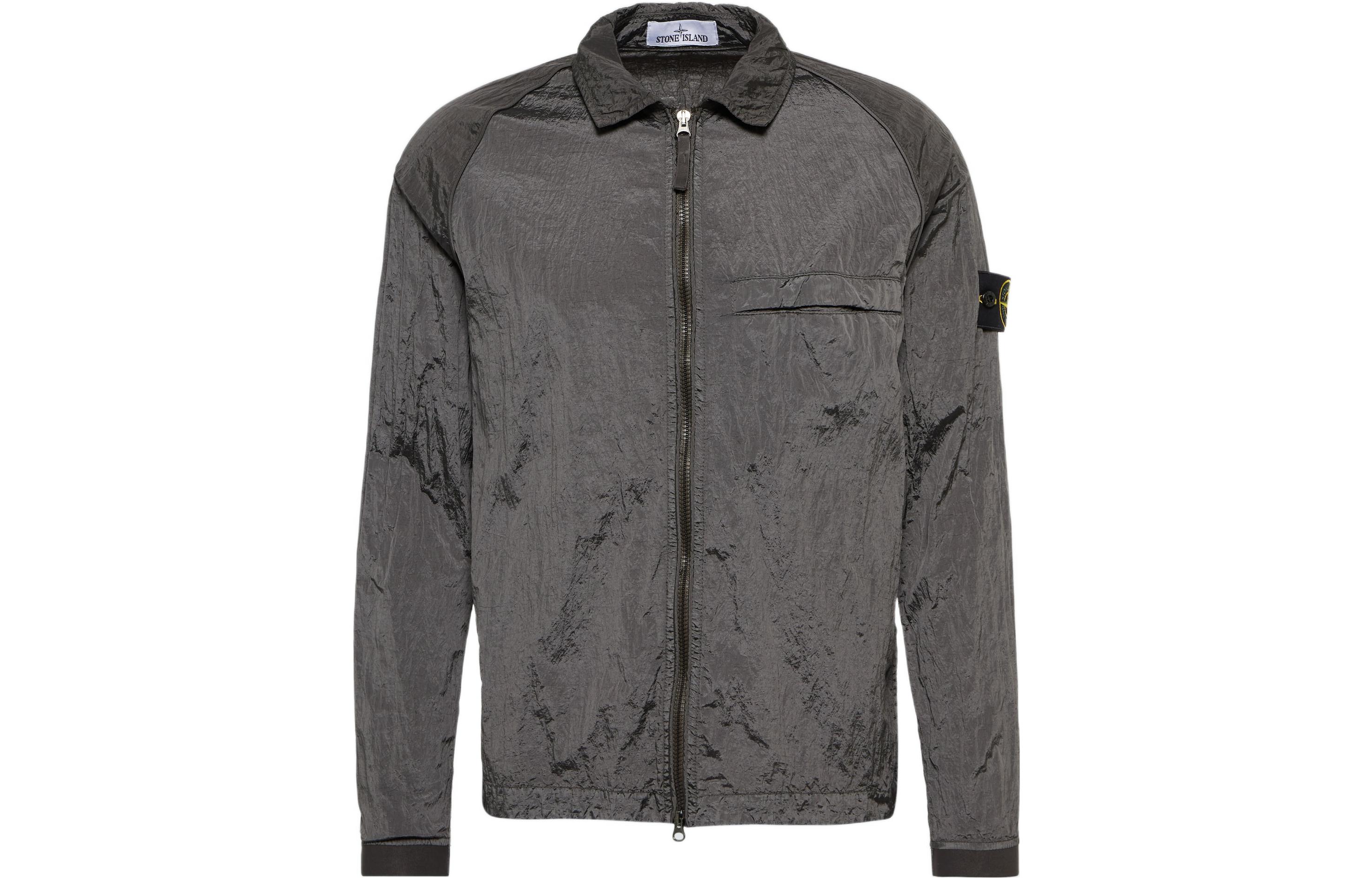 Order Stone Island SS23 尼龍金屬復古襯衫外套 深灰色 外套 761512321-V0065