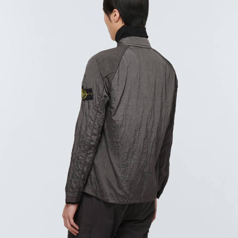 Purchase Stone Island SS23 尼龍金屬復古襯衫外套 深灰色 外套 761512321-V0065