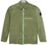 Buy Stone Island SS23 Nylon Metal Series Sage Green Jacket with Zipper Chest Strap. 781510919-V0055