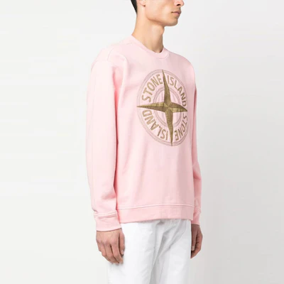 STONE ISLAND SS23 粉色刺繡標誌衛衣 781565484-V0080 Purchase STONE ISLAND SS23 粉色刺繡標誌衛衣 781565484-V0080