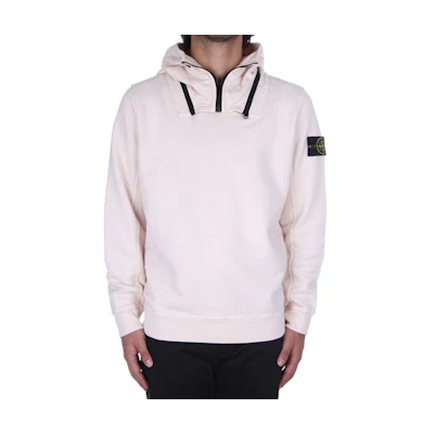 Stone Island SS23 Pink Solid Badge Long Sleeve Hoodie 771564920-V0080