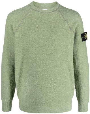 STONE ISLAND SS23 經典徽章長袖圓領毛衣 綠色 7815534D2-V0055 Buy STONE ISLAND SS23 經典徽章長袖圓領毛衣 綠色 7815534D2-V0055