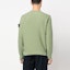 Shop STONE ISLAND SS23 經典徽章長袖圓領毛衣 綠色 7815534D2-V0055