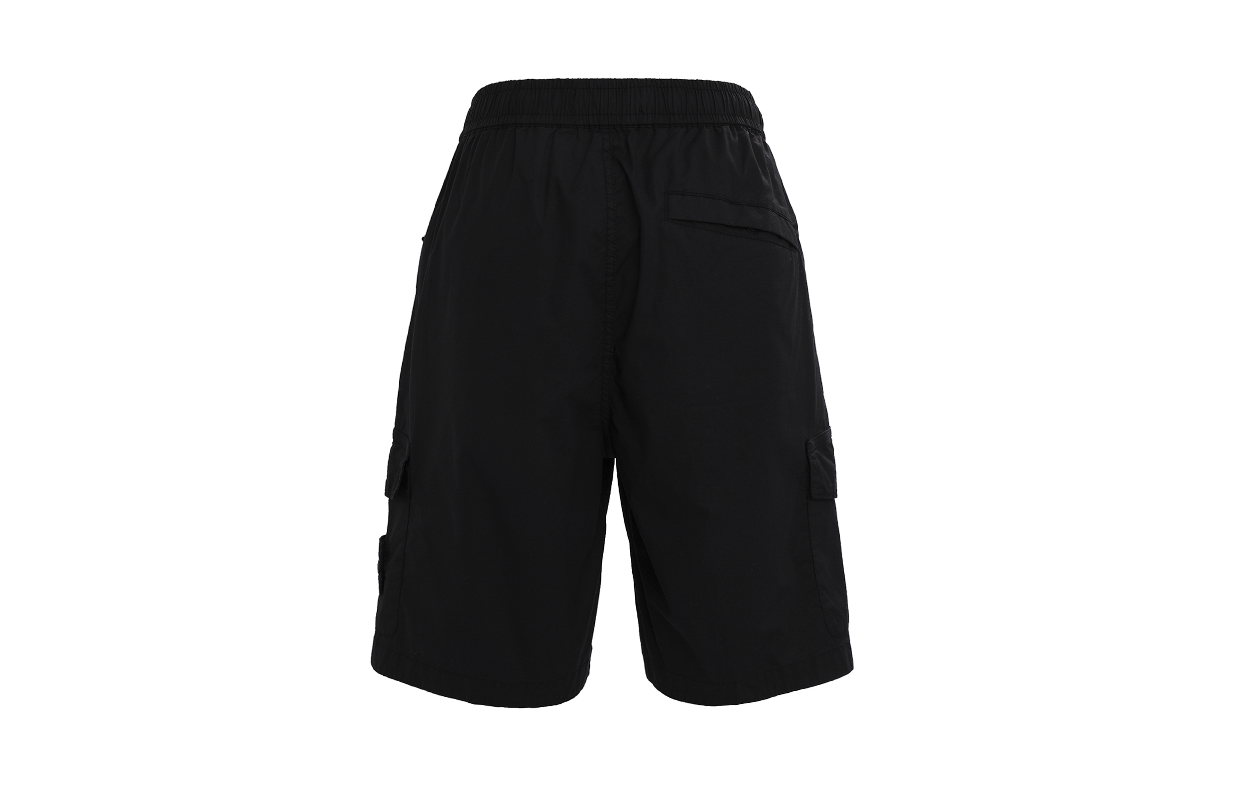 STONE ISLAND SS23 Pocket Zip Badge Casual Shorts Black (). 7815L1003-V0029 圖 4