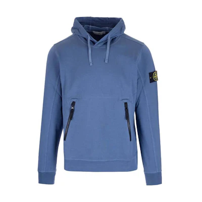 Stone Island SS23 Pullover Solid Long Sleeve Sweatshirt Men’s Blue 781560452-V0024