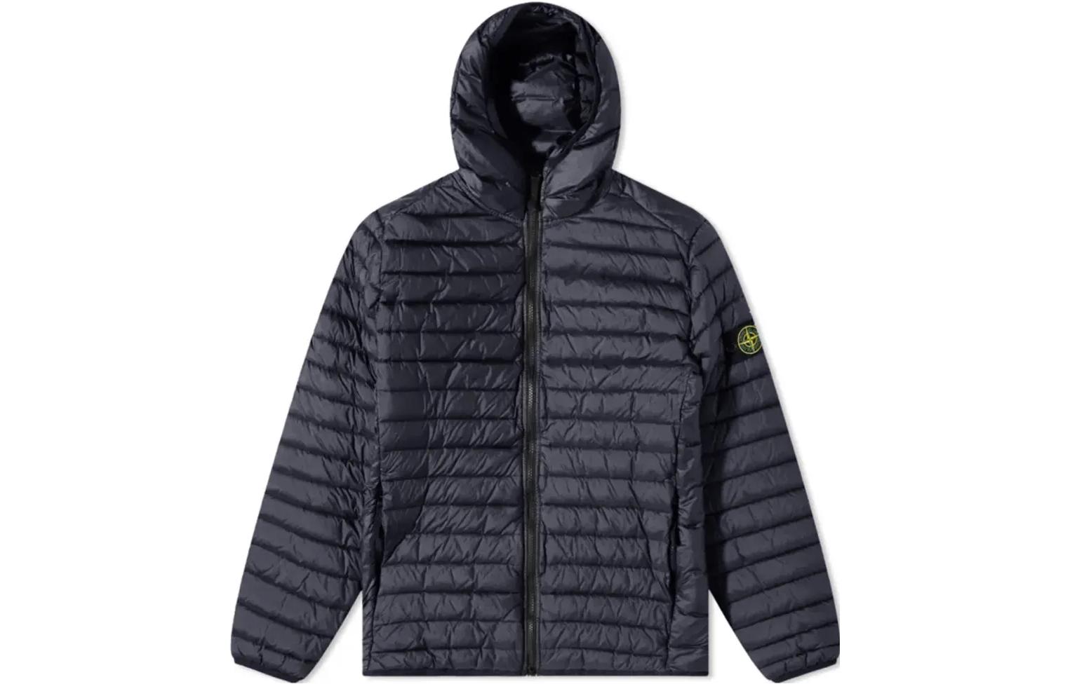 STONE ISLAND SS23 Quilted Hooded Jacket Navy Blue Men’s 781540324-V0020 圖 2