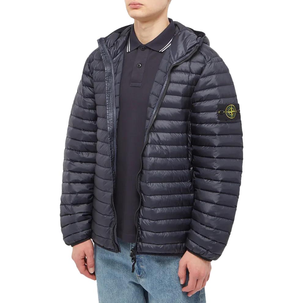 STONE ISLAND SS23 Quilted Hooded Jacket Navy Blue Men’s 781540324-V0020 圖 5